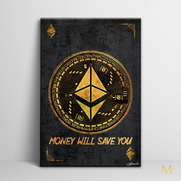 Motivinci - Canvas Ethereum Money Limited Edition